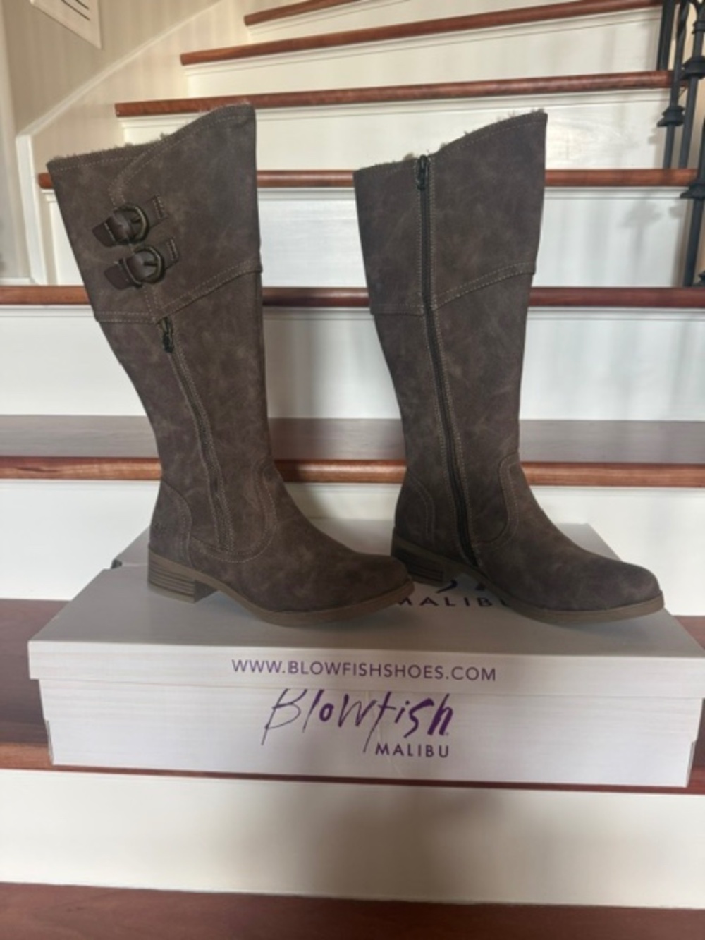 Blowfish tall fur lined boots